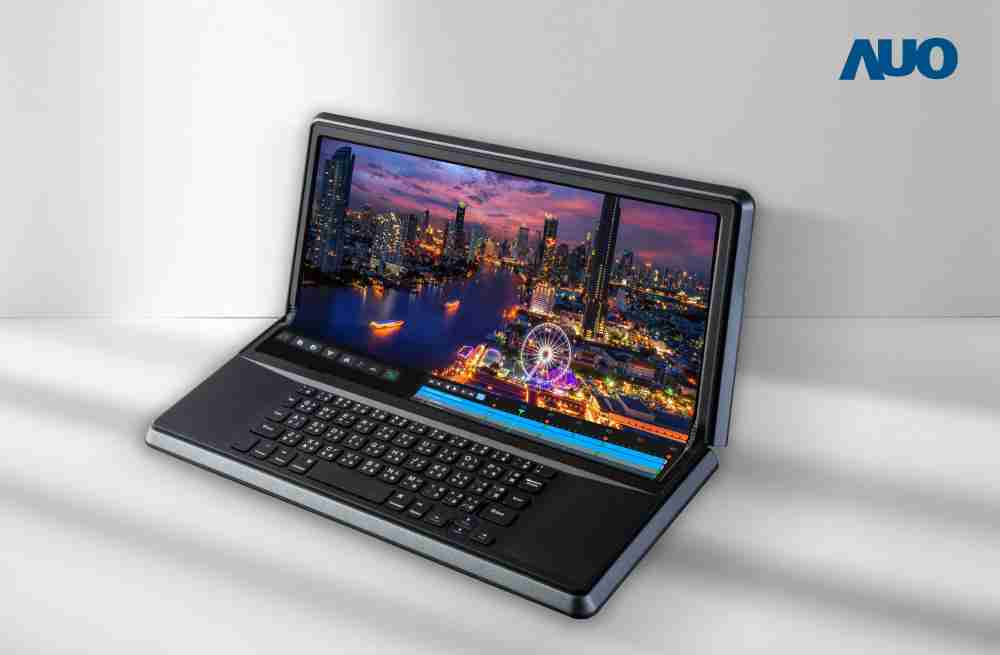 壹号平台14.6吋Micro LED折迭显示屏幕，，，搭配半径4mm的弯折绞炼，，，，以及高画素、、高亮度、、、、高对比度的显示技术特点，，即便在大视角下仍保有绝佳色相与亮度